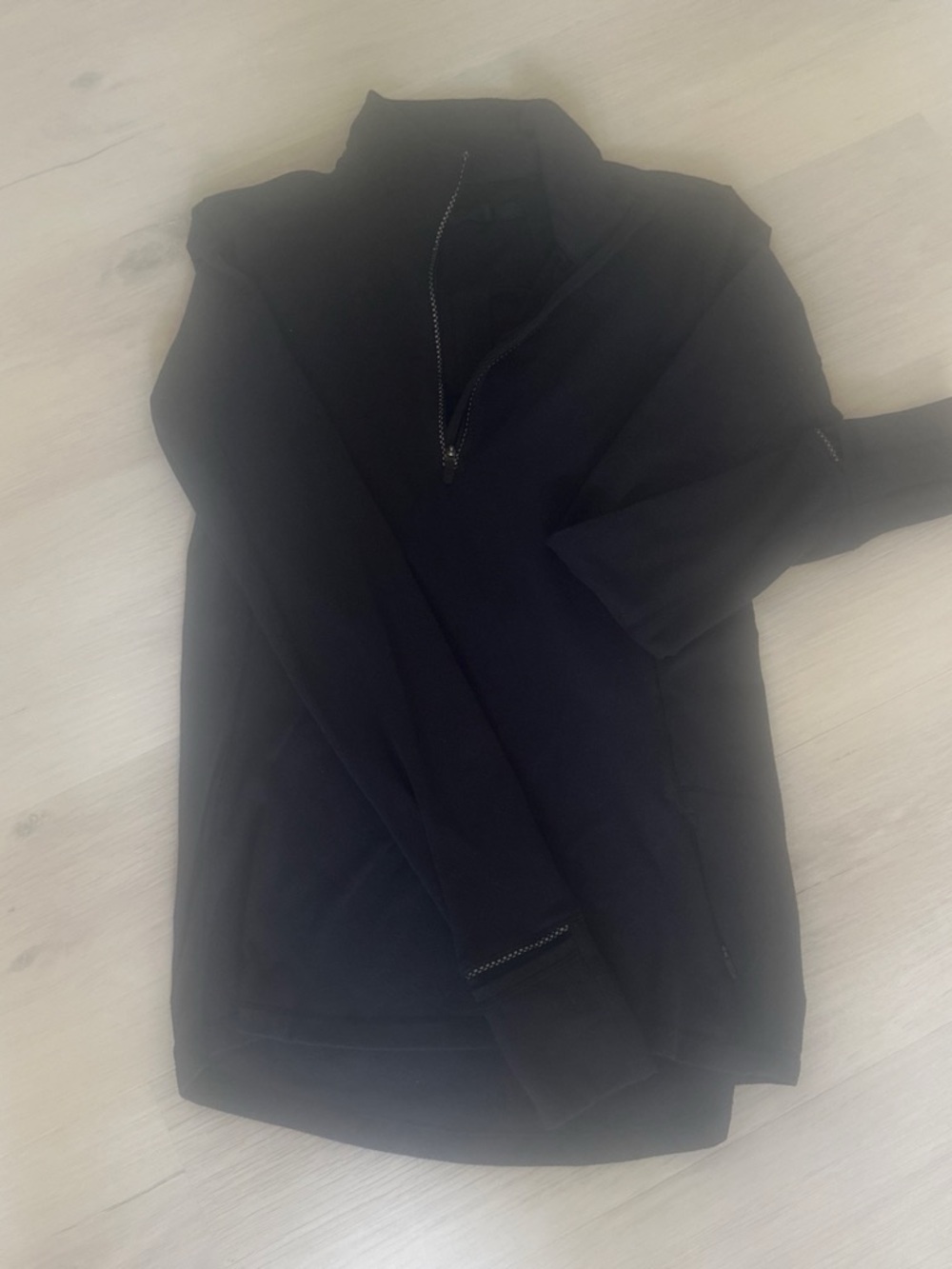 Lululemon Black Quarter-Zip Pullover Jacket -